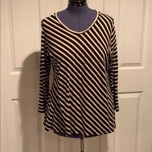 Anne Klein Striped Top